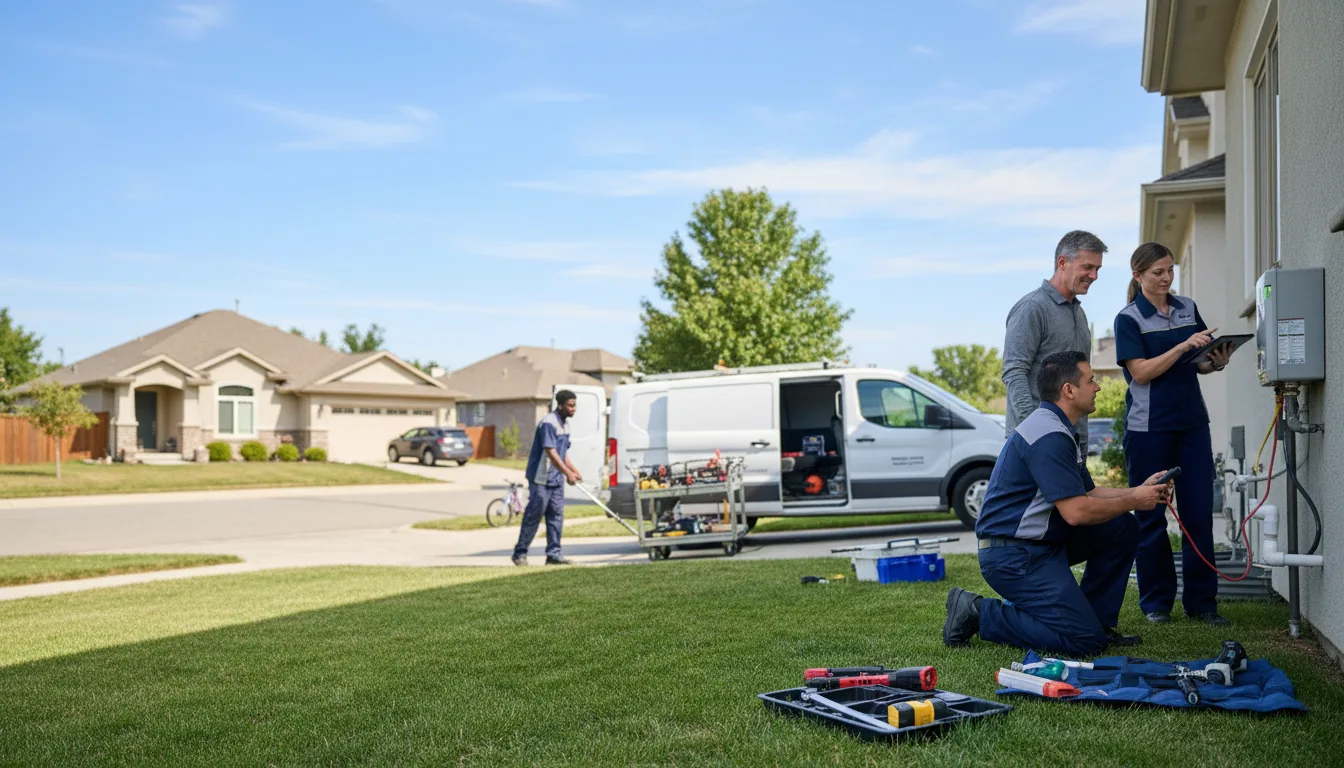 Tankless water heater service in Congerville, IL